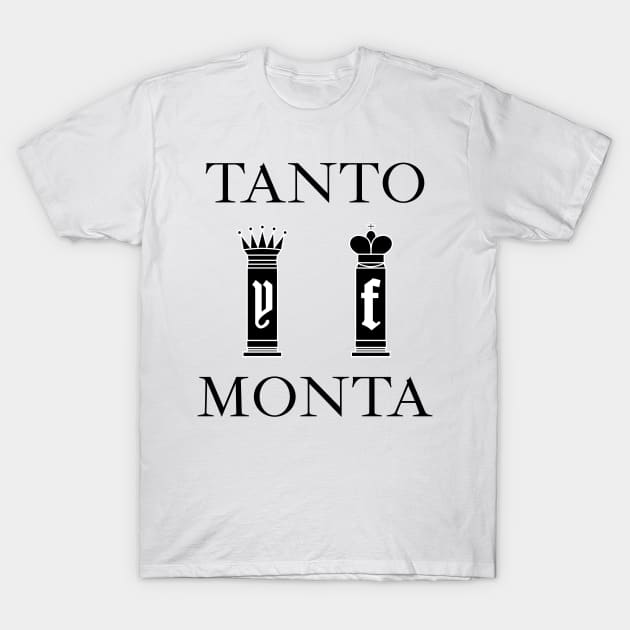 Tanto Monta (black) T-Shirt by PabloDeChenez